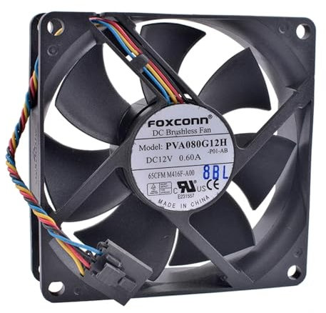 PVA080G12H 8cm 8025 80mm ventilateur 12V 0.60A ventilateur de refroidissement de serveur de volume d'air