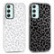 Yoedge 2 Pack Transparent Phone Case Compatible with Samsung Galaxy A54 5G 6.4, Ultrathin Soft TPU Silicone with Aesthetics Leopard Pattern,Shockproof Bumper Protector Matte Cover, for Samsung A54