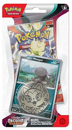 Pokemon TCG: Scarlet & Violet - Obsidian Flames Checklane Blister (Wooper)