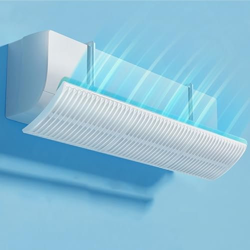 Klimaanlagen-Deflektor für Split-Unit Systeme – Verstellbare Lüftungsabweiser für Klimaanlagen zur Kontrolle des Luftstroms und zur Verbesserung der Effizienz