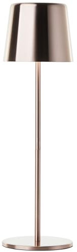 Brilliant LED Außen-Tischleuchte Xaana Akku Tischlampe, 37cm, 300 lm, 3000-6500 K, dimmbar, hell kupferfarben