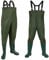 ISOISL Wathose, Wathose Herren Wasserdicht, 70D Nylon Composite PVC Angelhose, Anglerhose mit Stiefel, Wathose Herren Damen für Baustellen, Angeln, Bauernhöfe, Gärten, XL