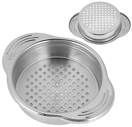 Hominas Escurridor de Latas de Atun, Colador de Atún de Acero Inoxidable Eliminador de Tamiz Líquido para Latas de Alimentos, Cocina