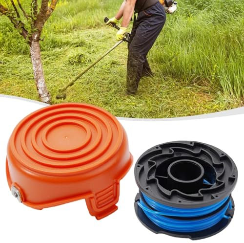 FiTspi Lawn Mower Spool for Black & Decker Strimmer Cap Spool & Line GL650 GL660 GL670 GL315 GL337 GL350 GL652 GL653 GL655 GL656