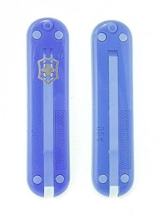 Victorinox Translucent Blue Scales for 58mm Swiss Army Knife handles