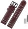 KAPPDE Uhrenarmband für Hamilton Khaki Fliegeruhr H77616533 H70615733 Uhrenarmband aus echtem Leder Jazz Field Herrenarmband 20 22 Militärstil, 22 mm, Achat