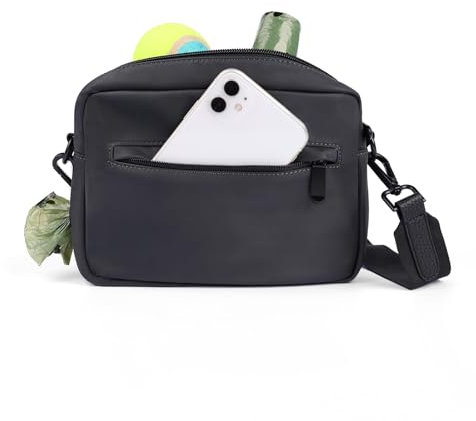 COOWONE Leckerlitasche für Hunde Gassi Tasche Hund Hundeleckerli Tasche Wasserdichte Hundeleckerlitasche Umhängetasche Eingebauter Hundekotbeutelspender Leckerlitasche für Hund zum Training