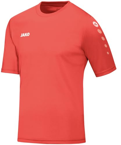 JAKO Unisex Trikot Team, Kurzarm, Coral, 3XL