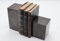 LuxuryQuarry® - Serre-Livres en Pierre Bleue - Lot de 2