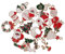 EXCEART 1 Satz christbaumanhänger weihnachtsbaumanhänger christbaumschmuck anhänger Weihnachts DIY Schmuck weihnachtsdeko DIY-Weihnachtsschmuckanhänger Schmuckanhänger Dekoration Legierung