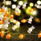 Karotte Osterdekoration Lichterkette,2M 20 LED Bunny Karotte Lichterkette,Ostern Nachtlicht Dekorative Lichter,Ostern Dekoration String Lights,Ostern Lichterketten Hase Batteriebetrieben