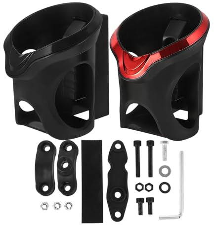 Portavasos de Motocicleta 2 Piezas ABS para Botella de Agua