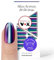 Original Miss Sophie UV Gel-Nagelfolien in Little Mermaid I Hot Chrome UV Collection I 20 Gel Strips für Finger- & Fußnägel I Stilvolle Fingernägel-Folie mit Chrome-Effekt I Nagellack zum Aufkleben