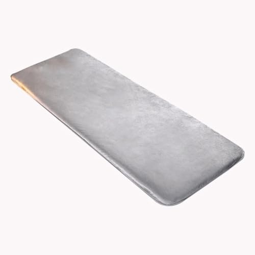 Grey s,60x180*5cm,5cm Dicke Hohe Dichte Memory Schaum Massage Bett Matratze Topper Ohne Gesichtsloch, Elastische Bänder & rutschfeste Wimpern Betttisch Matratze Kissen