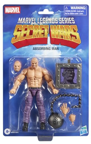 Marvel Legends Series Secret Wars Marvel’s Magik, Retro X-Men and New Mutants Comics Collectible 15-cm Action Figure with Lenticular Shield