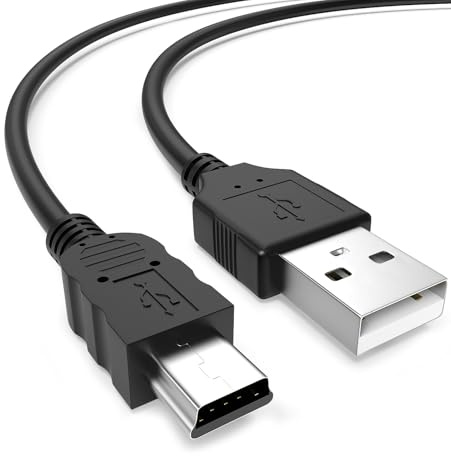 Mini USB Cable for Canon Cameras IFC-400PCU/200U/500U USB Interface Cable | Replacement for Canon Digital SLR EOS/Rebel,PowerShot A/D/E/ELPH/G/Pro/S/SX,Vixia GX/HF/HG/HR/HV,Camcorders-6.6Ft