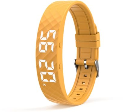 bergxperten Vibrationswecker Armband – Sanfter Wecker ohne Ton, Schlafphasen‑Weckfunktion, 8 Alarme, USB‑Aufladung, leises Aufwachen für Paare, Schichtarbeiter & Tiefschläfer