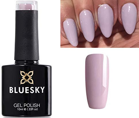 BLUESKY Rosy to Grey Collection - Gel-Nagellack für glänzende und schöne Nägel | langer Halt von bis zu 3 Wochen (Nude Stone A090)