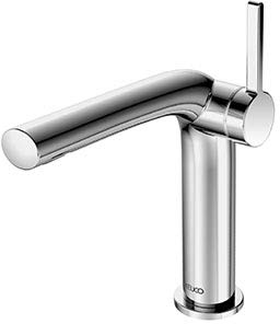 Keuco Edition 400 Einhebel-Waschtischmischer 150 51502, mit Ablaufgarnitur, Farbe: Nickel gebürstet