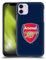 Head Case Designs Offizielle Arsenal FC Vollfarbe Blau Wappen 2 Harte Rueckseiten Handyhülle Hülle Huelle kompatibel mit Apple iPhone 11
