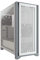 Corsair 4000D Airflow Mid-Tower-ATX-Gehäuse mit Gehärtetem Glas (Frontverkleidung Hohen Luftdurchsatz, Seitenabdeckung, Zwei im Lieferumfang 120-mm-Lüfter) Weiß, CC-9011201-WW