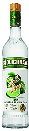 Stoli Premium Lime Vodka 70cl, 37.5% ABV | Lime Flavour, Classically styled, Exceptionally Smooth