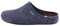 Shepherd of Sweden - Jon Wollhausschuhe - Herren - 100% Wolle - Schlupfmodell - Pantoffeln - Gummisohle - Navy - Größe 44