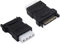 Duttek Adattatore di alimentazione Molex a SATA, 4 pin femmina IDE Molex a Sata 15 pin maschio adattatore convertitore per cavi di alimentazione SATA PC, hard disk HHD/SSD/DVD RW, confezione da 2