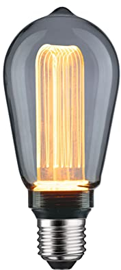 Paulmann 28880 LED Lampe Inner Glow Edition Kolben 80lm Rauchglas 3,5 Watt Leuchtmittel Rauchglas 1800 K E27