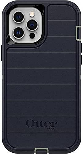 OtterBox Defender Series Case Screenless Edition for iPhone 12 Pro Max & iPhone 13 Pro Max (Only) - Case Only - Non-Retail Packaging - Varsity Blues (Desert SAGE/Dress Blues)