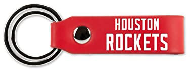 Rico Industries NBA Basketball Houston Rockets Schlüsselanhänger, Lasergravur, Silikon, Rot