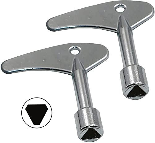 DODODIY Multi-Functional Spanner Key 4 Ways Utility Key Triangle Cabinet Spanner Key Socket Keys Emergency Lift Door Lock Keys for Opening Electric Water Gas Meter Box Cupboard Cabinet (A)