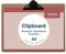 EUROPEL Porte-bloc en bois, Planche Rigide Durable avec Pince Métallique Noire et Oeillet de Suspension, Porte-bloc A3 et Porte-document pour Classe d’école, Bureau, Entreprise, Restaurant, Entrepôt