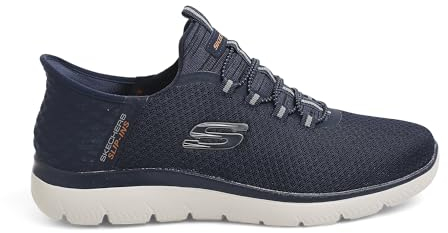 Skechers Summits High Range, Zapatillas Hombre, Navy Mesh Trim, 45 EU