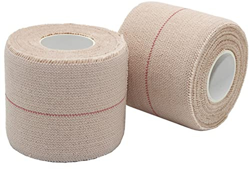 Elastisches Klebeband, 2,5 cm x 4,5 Rugby Lifting Strapping Klebeband für Knöchel, Knie, Ellenbogen, extra stark (Haut)