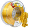 YXPOLYER Silk PLA filament 1,75 mm, PLA Seiden filament seidig glänzendes Gold 3D-Druckerfilament 1 kg 2,2 LBS transparente Spule, Maßgenauigkeit +/- 0,04 mm, Seiden gold