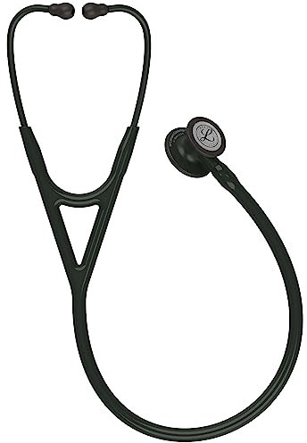 3M Littmann Cardiology IV Stethoskop mit Gratis Gravur und Penlight (Black Edition)
