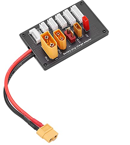 XT60 Lipo Parallel-Ladeplatine, Parallel-Ladeplatine für 2S-6S Lipo-Akkuladegerät, Paralleler Symmetrischer Ladeadapter mit XT60 auf Banane