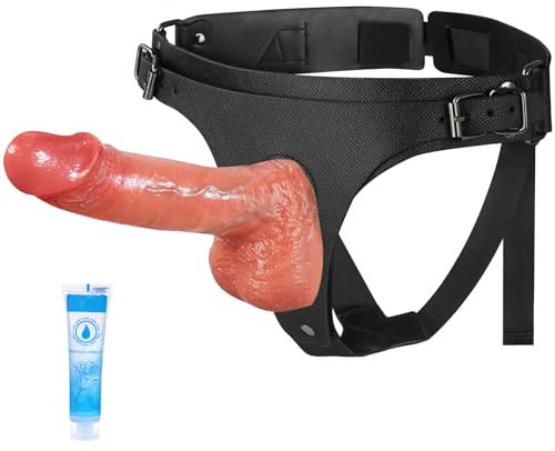 Dildo Realistici Sex Toys Anali - Pene Strap-on Regolabile per Donne Dildo Lesbico Dildo Strap-on Lesbiche, Dildo A Ventosa Con Cintura Per Donne, Masturbatore Femminile Giocattoli Sessuali per Gay