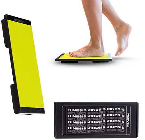 NABOSO Kinesis-Brett Balance Board mit Mikro-Wobble & Fitness-Textur, Balancebrett für Gleichgewicht, Koordination & Fußaktivierung, Wackelbrett für Physiotherapie Übungen, Fitness & Home-Gym Training