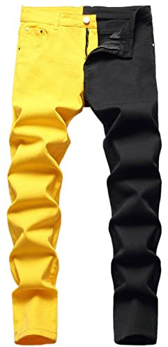 Generico Jeans Chiari Uomo Regular Pantaloni Moto Antipioggia Uomo Giacca+Jeans+Uomo Pantaloncini Cargo Uomo Larghi Jeans Skinny Uomo Strappati Neri Salopette Jeans Uomo Lavoro