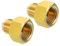 PATIKIL Connecteur Évasé Femelle 5/8 x 1/2 Mâle, 2 Pièces SAE 45 Degrés Adaptateur en Laiton Évasé Raccord de Tuyau Évasé pour Conduite de Gaz d'Air Réfrigération CVC