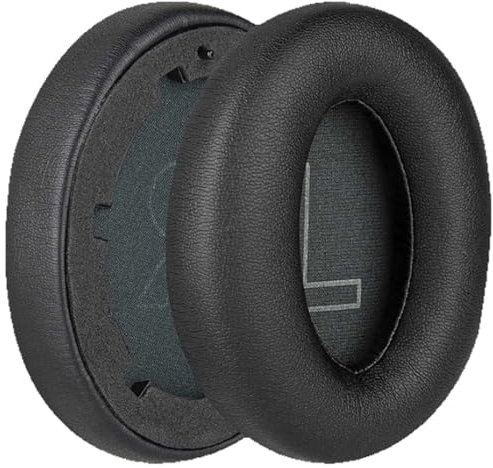 Replacement Q20 Earpads for Anker Soundcore Life Q20 Headphones with Comfortable Memory Foam & Protein Leather Ear Cup Cover Cushions Repair Part, Black