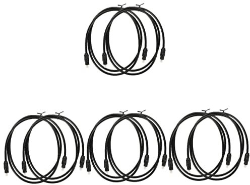 Uonlytech Lot De 4 Câbles Audio Optiques Pour Home Cinéma 1 M Câble Optique Numérique Câble Audio Tv Câble À Fibre Optique Mâle Vers Mâle 2 Pièces X 4