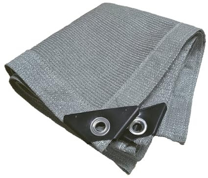 PIPRE 1.2m x 1.8m Shade Cloth Greenhouse Shade Netting with Grommets,HDPE 90% UV Garden Privacy Protective Screens,grey Garden Net for Outdoor Patio Pergola Roof Car Cover,Customizable