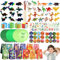 108 Stk Dino Party Mitgebsel Kindergeburtstag, Dino Geburtstag Mitgebsel, Dino Party Gastgeschenke Kindergeburtstag, Give Aways Kindergeburtstag Jungen Dinosaurier Party Kleine Geschenke für Kinder