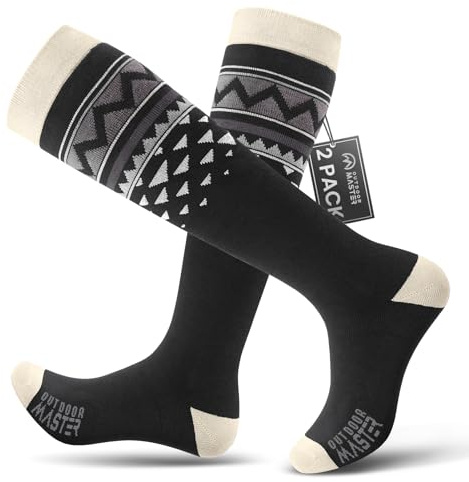 OutdoorMaster Ski Socks, Snowboarding Socks for Men & Women