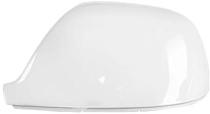 DZSMSRTG Spiegelkappen Für VW Für Transporter T5 T5.1 2010-2015 T6 2016-2019 Rückspiegel Abdeckung Seite Flügel Spiegel Kappe Glänzend Weiß Trim Außenspiegelkappe(Weiß Links)