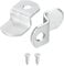 sourcing map 20 Pcs 1/4 Offset Canvas Clips, Picture Framing Mirror Clips Z Shape Canvas Painting Mounting Clips with 1 Mounting Hole with Screws, Silver