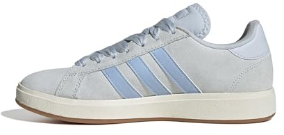 adidas Women's Grand Court Base 00s Shoes, Halo Blue/Glow Blue/Chalk White, 5 UK